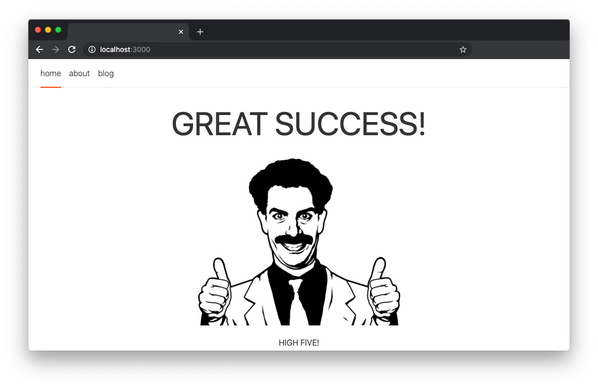 Sapper and Svelte Hello World